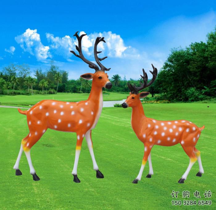 梅花鹿雕塑廠家 大小可定 不銹鋼梅花鹿雕塑價(jià)格