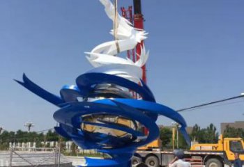 龍卷風(fēng)雕塑廠家 城市景觀裝飾 不銹鋼龍卷風(fēng)雕塑安裝