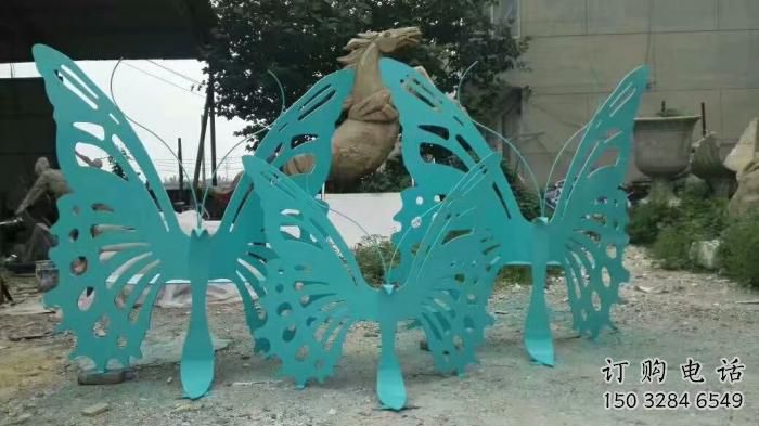 蝴蝶座椅雕塑廠家 現代元素概念 提供不銹鋼蝴蝶座椅雕塑廠家