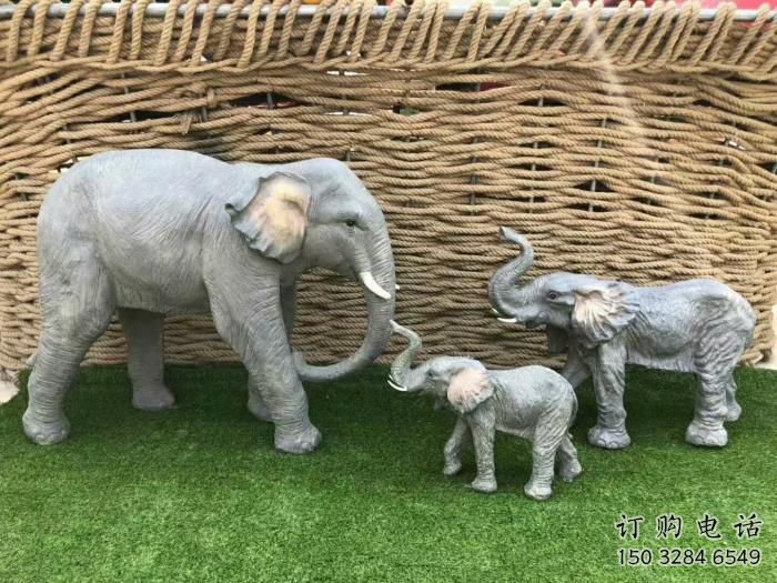 大小象雕塑廠家 不銹鋼仿真大象雕塑廠家