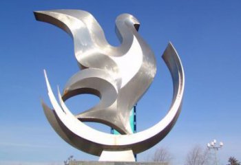 飛鴿雕塑廠家 亮面工藝 不銹鋼飛鴿雕塑生產制作
