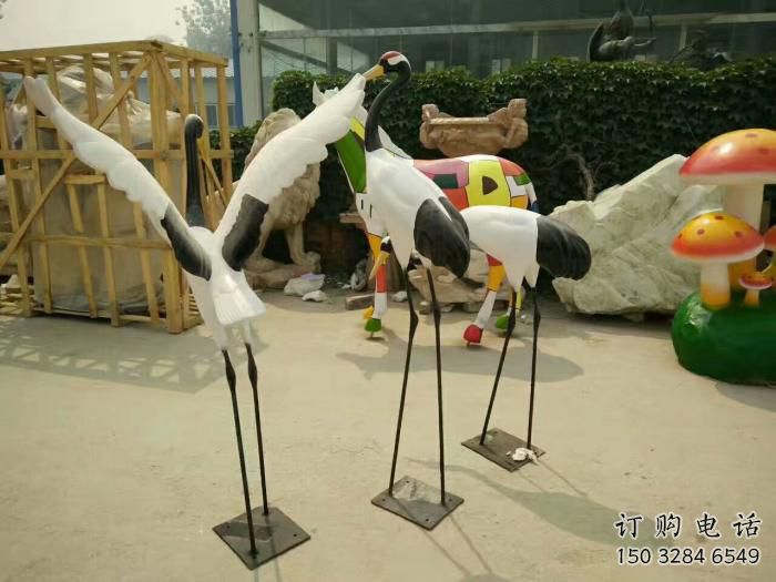 仿真仙鶴雕塑廠家 飛禽小品 戶外仿真仙鶴雕塑規(guī)格