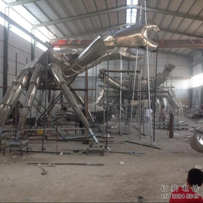 不銹鋼螃蟹雕塑廠家 鍛造工藝 螃蟹雕塑生產(chǎn)制作