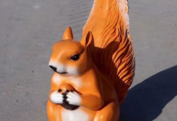 彩繪松鼠雕塑廠家 景觀松鼠雕塑規(guī)格型號