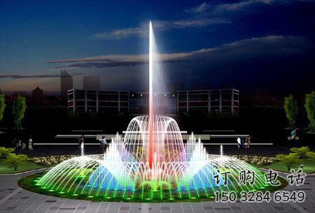 水景游樂噴泉雕塑廠家 現(xiàn)代聲光音結合體噴泉