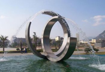 水景旱地噴泉雕塑廠家  循環(huán)供水流動(dòng)模式