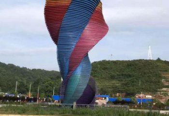 螺旋樹雕塑廠家 異形園林不銹鋼雕塑