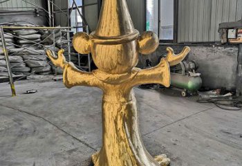 電鍍水手雕塑 不銹鋼電鍍人物雕塑