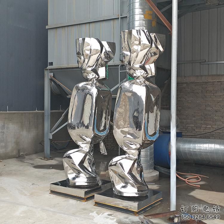 糖果雕塑 不銹鋼糖果雕塑廠家 