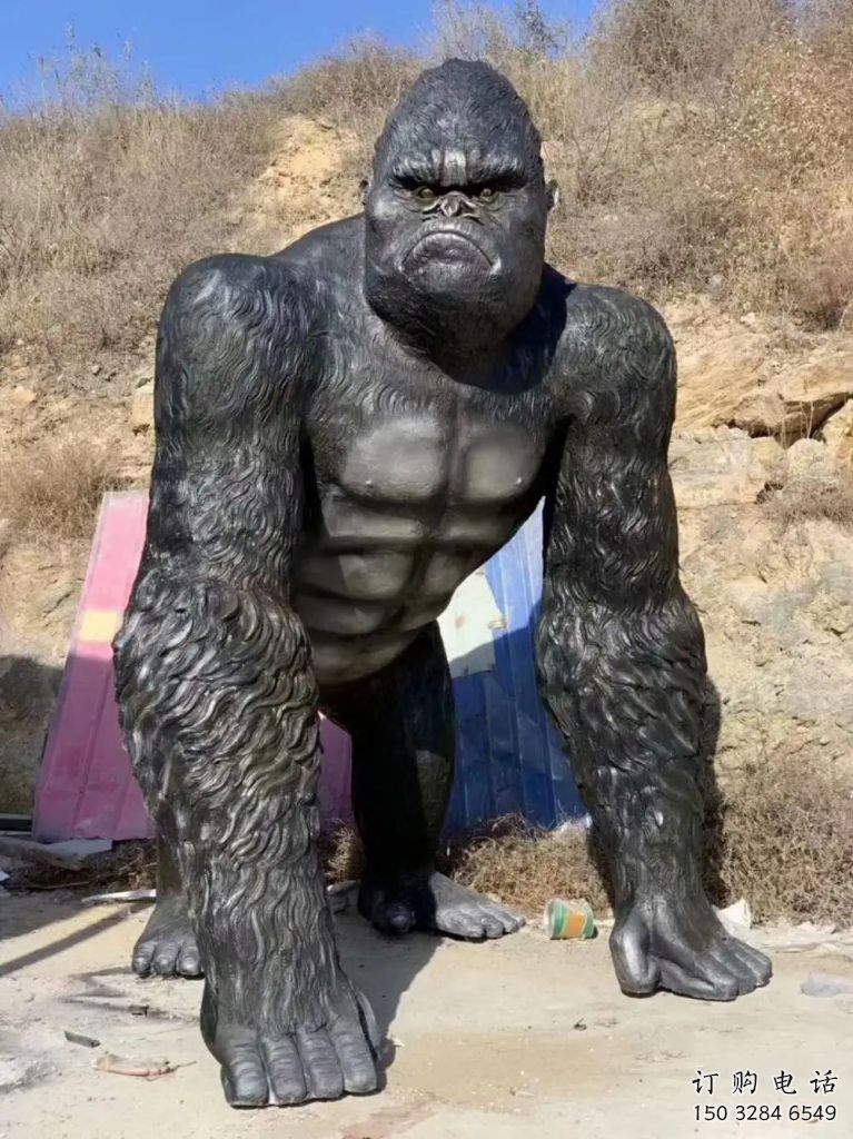 人猿雕塑廠家 仿古動物雕塑 仿古人猿雕塑