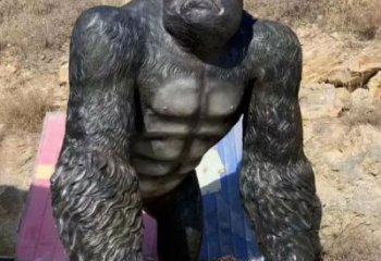 人猿雕塑廠家 仿古動物雕塑 仿古人猿雕塑