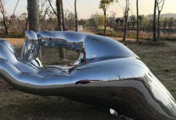 手拈花雕塑 鏡面手雕塑 不銹鋼鏡面手拈花雕塑廠家