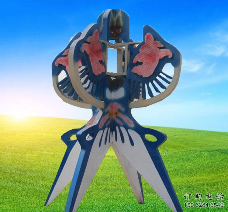 風箏雕塑廠家 立式景觀美陳 不銹鋼風箏雕塑制作