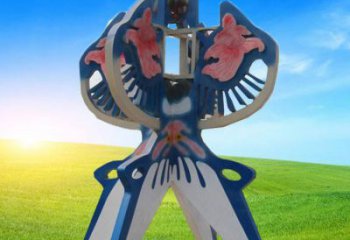 風(fēng)箏雕塑廠家 立式景觀美陳 不銹鋼風(fēng)箏雕塑制作