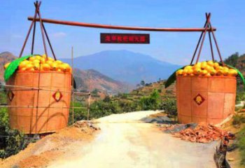 枇杷雕塑 水果藝術(shù)標(biāo)識 不銹鋼枇杷雕塑廠家