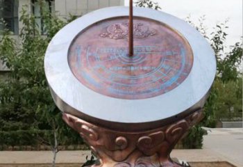 日晷雕塑 商業街景觀類 不銹鋼日晷雕塑廠家