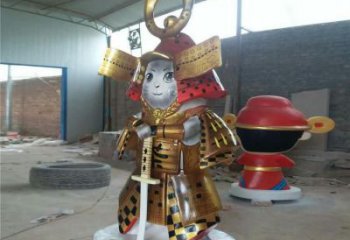 撲克人雕塑 彩繪卡通人物小品 戶外撲克人雕塑廠家