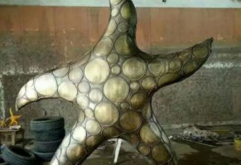 仿古海星雕塑  旅游區(qū)海洋小品 戶外大型海星雕塑廠家