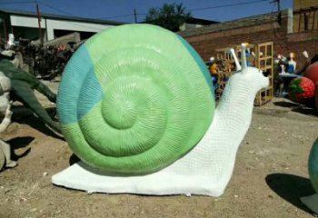 公園蝸牛雕塑廠家 中式卡通小品 風景區仿真蝸牛雕塑
