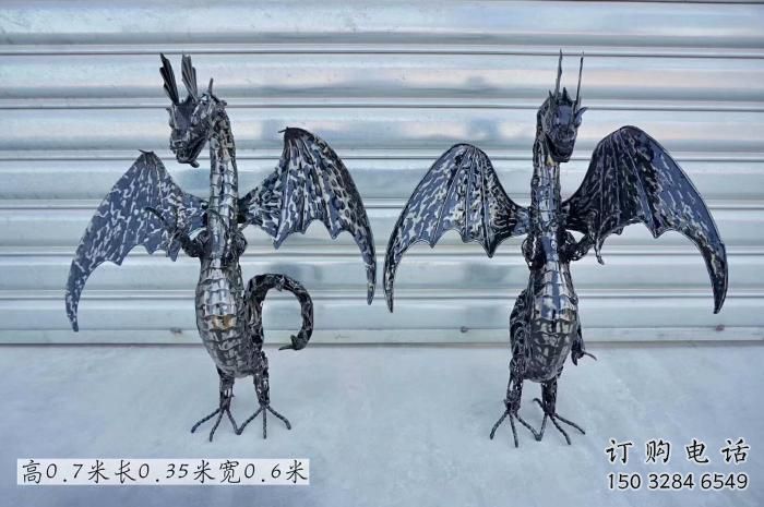 賓館恐龍雕塑廠家 歐式仿真小品 大門口噴漆恐龍雕塑