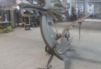 商場恐龍雕塑廠家 中式室內小品 酒店拉絲恐龍雕塑