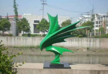 街道飛鷹雕塑廠家 創意村口小品 酒店拉絲飛鷹雕塑