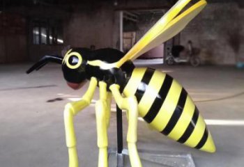 公園蜜蜂雕塑廠家 中式烤漆小品 風(fēng)景區(qū)仿真蜜蜂雕塑