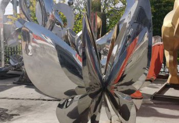 園林彩蝶雕塑廠家 大型公園擺件 街道仿真彩蝶雕塑