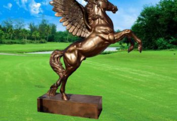 公園天馬雕塑廠家 中式抽象小品 風景區仿古天馬雕塑