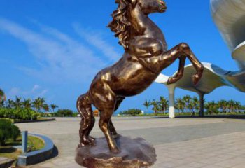 商業街天馬雕塑廠家 大型創意擺件 步行街異形天馬雕塑