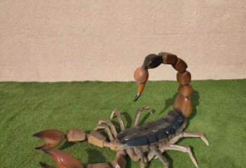 大門口蝎子雕塑廠家 歐式賓館擺件 風景區仿古蝎子雕塑