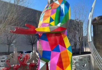 步行街飛鳥雕塑廠家 創意卡通擺件 大型切面飛鳥雕塑