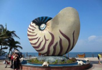 風(fēng)景區(qū)海螺雕塑廠家 中式海洋擺件 戶外廣場海螺雕塑