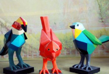 園林飛鳥雕塑廠家 大型戶外擺件 街道仿真飛鳥雕塑