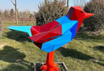 烤漆飛鳥雕塑廠家 戶外抽象擺件 大型廣場飛鳥雕塑