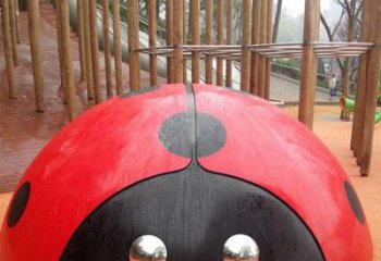戶外瓢蟲雕塑廠家 公園廣場小品 房地產幾何瓢蟲雕塑