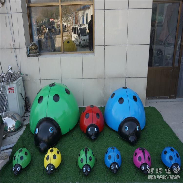 商場甲殼蟲雕塑廠家 中式戶外小品 酒店拉絲甲殼蟲雕塑