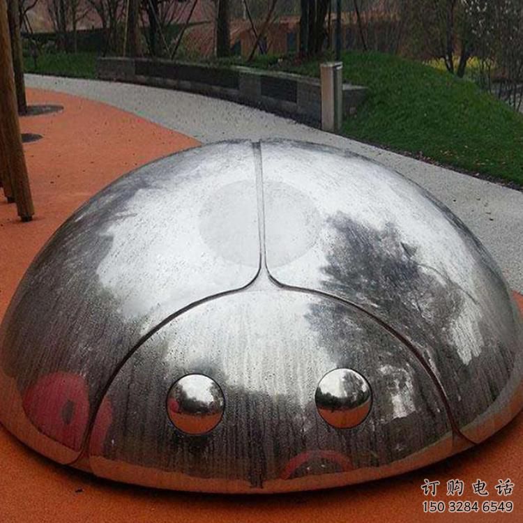 游樂場(chǎng)瓢蟲雕塑廠家 現(xiàn)代抽象擺件 住宅小區(qū)仿真瓢蟲雕塑
