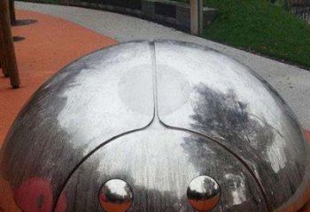 游樂場瓢蟲雕塑廠家 現(xiàn)代抽象擺件 住宅小區(qū)仿真瓢蟲雕塑