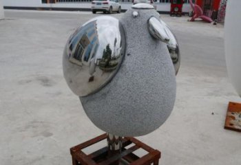 游樂場小鳥雕塑廠家 酒店賓館擺件 住宅小區抽象小鳥雕塑