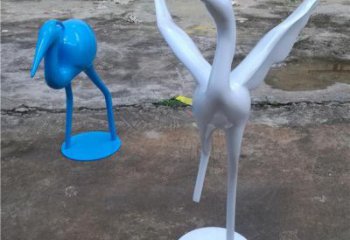 公園雀鳥雕塑廠家 中式烤漆小品 風(fēng)景區(qū)仿真雀鳥雕塑