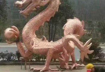 仿古水龍雕塑廠家 公園小品 現代鑄造水龍雕塑