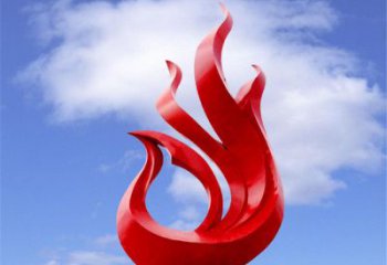 仿真火鳳凰雕塑廠家 大型現(xiàn)代擺件 公園噴漆火鳳凰雕塑