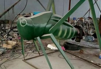 庭院蟈蟈雕塑廠家 歐式仿真擺件 戶外噴漆蟈蟈雕塑