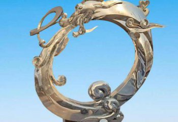 抽象龍雕塑廠家 創意村口擺件 大型歐式龍雕塑