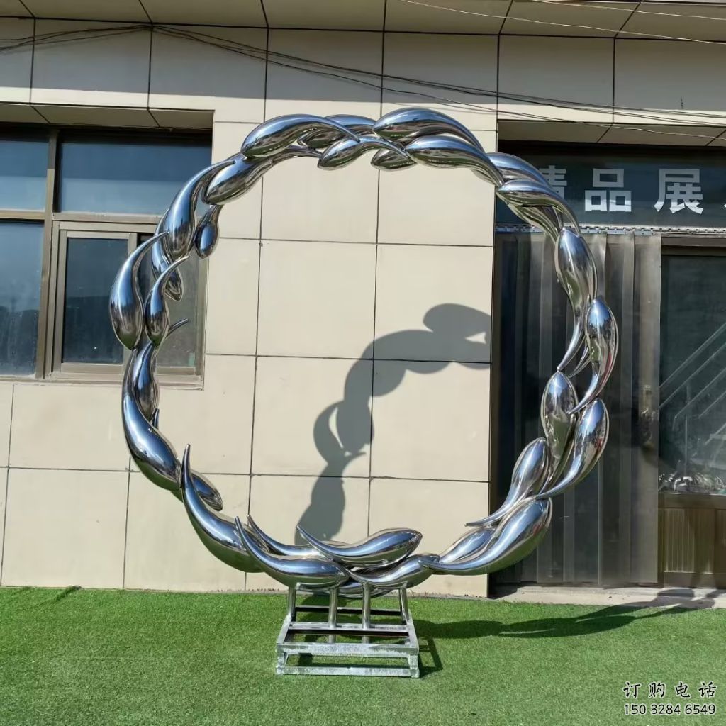 商場魚群雕塑廠家 中式戶外小品 酒店拉絲魚群雕塑