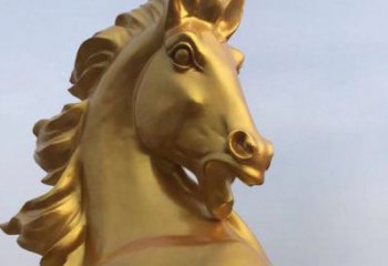仿真駿馬雕塑廠家 房地產異形小品 戶外異形駿馬雕塑