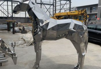 抽象駿馬雕塑廠家 創(chuàng)意歐式擺件 玄關戶外駿馬雕塑