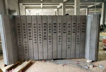 校園書簡雕塑廠家 教育小品 戶外不銹鋼書簡雕塑