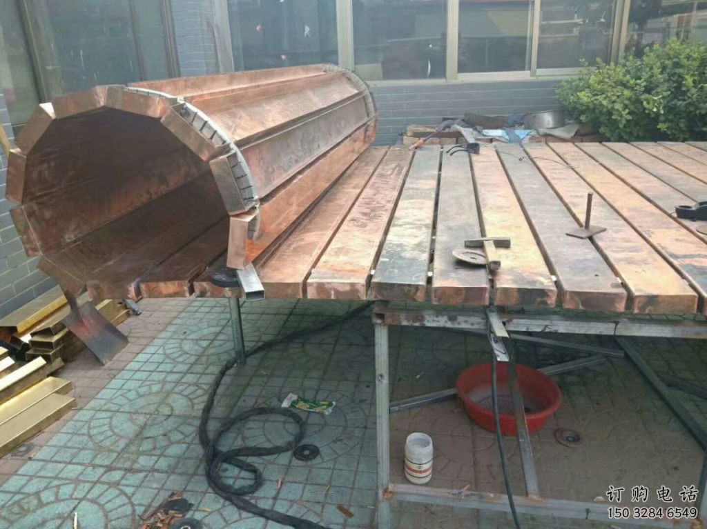 黨建竹簡雕塑廠家 異形公園小品 大型不銹鋼竹簡雕塑